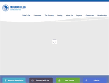 Tablet Screenshot of mosmanclub.com.au